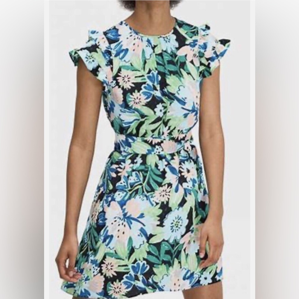 Kate Spade New York Full Bloom Floral Mini Dress Size 2 - Picture 6 of 12